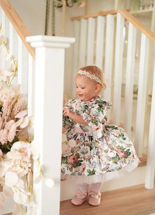 Святкова сукня для дівчинки на 1-1,5 рочка (ріст 80 см)