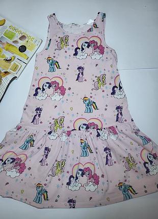 Летнее хлопковое платье пони