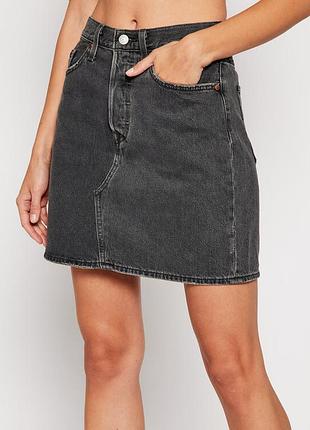 Джинсова спідниця levi’s