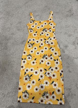 Сукня жіноча zara жовта s