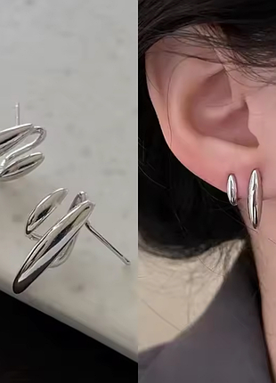 Серьги минималистичные тренд