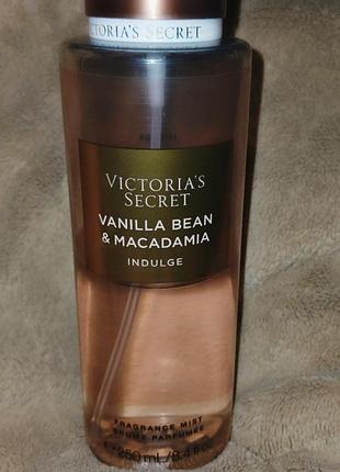 Vanilla pink, vanilla bean & macadamia victoria's secret. виктория сикрет спрей.