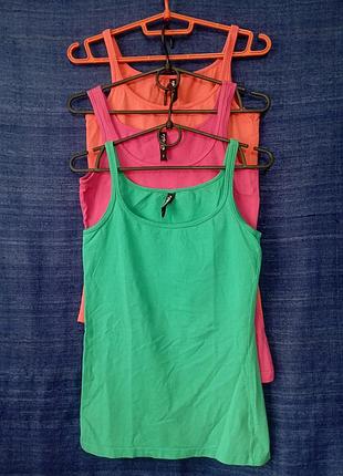 Майка летняя трикотажная, 3 шт/комплект, colours of the world, s