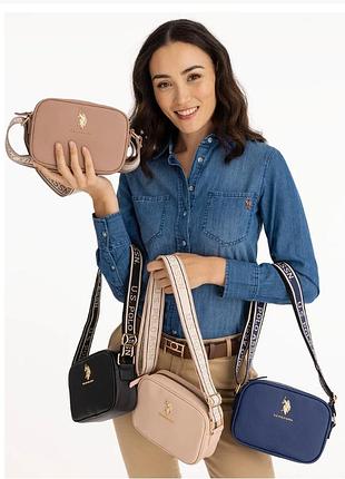 Стильна та зручна кросбоді u.s.polo assn різні кольори