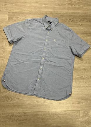 Мужская рубашка короткий рукав fred perry