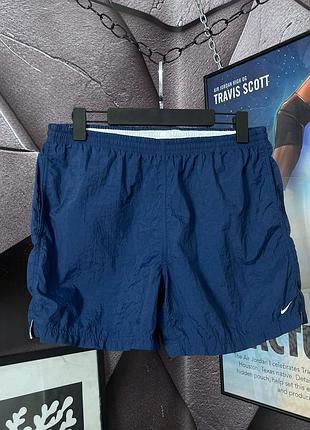 Шорти nike чоловічі вінтажні в синьому кольорі розмір le