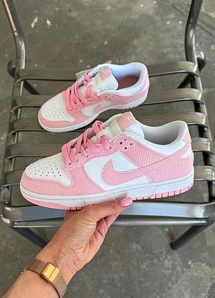 Неймовірно гарні жіночі кросівки nike force sb dunk low shadow white Huarache velvet premium