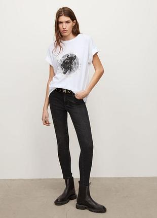 Allsaints-футболка с принтом, р.-xs/s