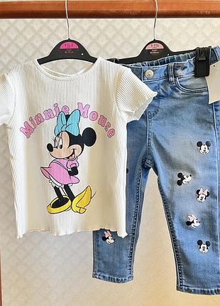 Футболка / джинсы disney 86р