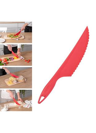 Пластиковый кухонный нож для силиконового коврика крема, торта, теста овощей и фруктов 30.5 см