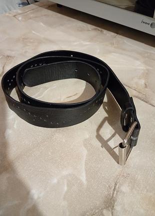 Ремень мужской кожаный, размер 115 см.