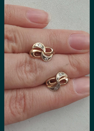 Серьги золотые 585 проба