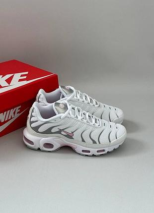 Кроссовки женские nike air max tn plus white премиум