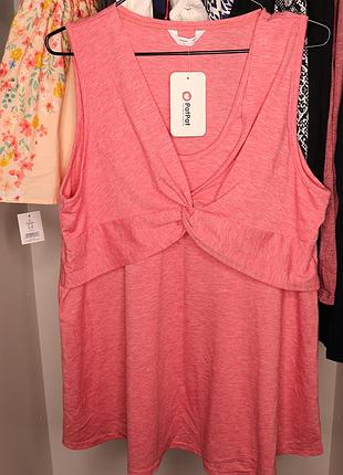 Новая блуза-майка для кормящих матусь, размер 48