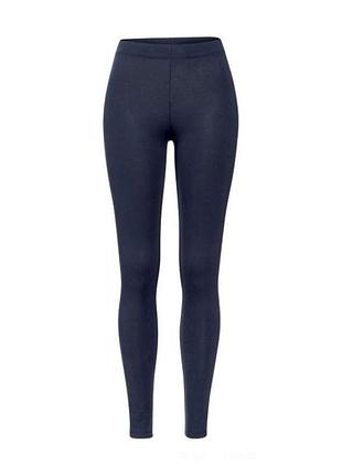 Леггинсы женские лосины трикотажные из модала esmara xs 32-34 euro, наш 40-42 германия синий