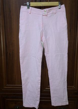 Штани брюки натуральні з  льоном must have 36/38//s,m