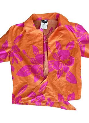 Блузка топ сорочка рубашка  dolce & gabbana оригінал