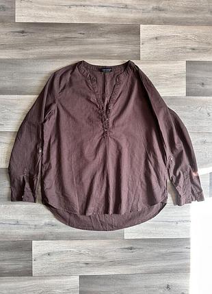 Лляна сорочка оверсайз, м-l