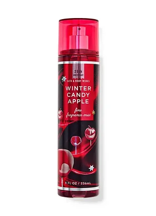 Парфюмированный спрей мист для тела bath and body works winter candy apple
