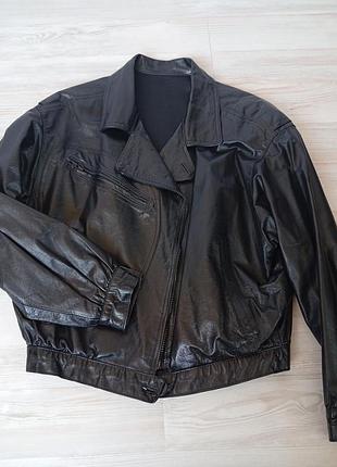 Косуха оверсайз кожа натуральная италия