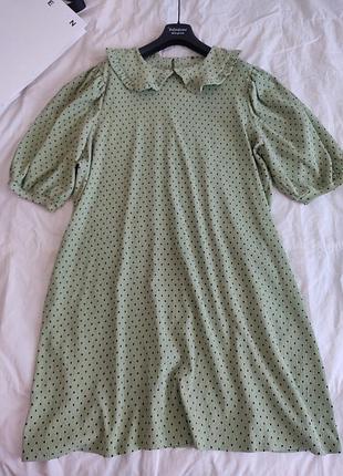 Платье цвет фисташка