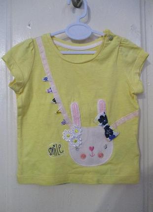 Футболка 3-6 міс.зріст 62-68 см