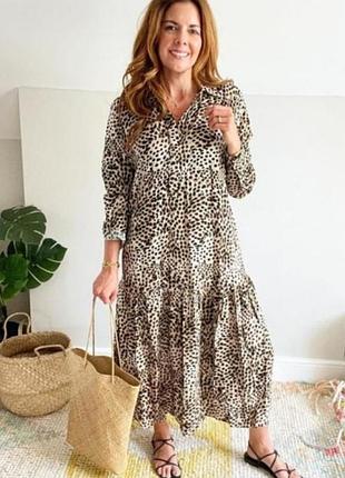 Сукна міді с анімалістичним принтом h&m’s