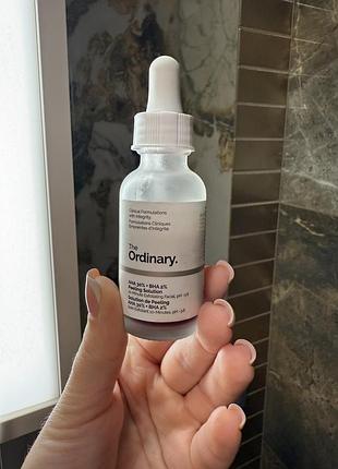 The ordinary aha 30% + bha 2% peeling solution кислотний пілінг для обличчя