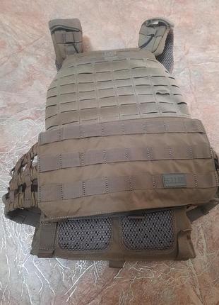 Плитоноска 5.11 tactical® "tactec plate carrier" kangaroo с керамическими плитами (4 класс защиты)