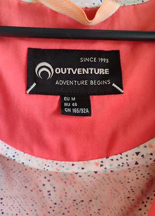 Оригінальна демісезона подовжена парка куртка вітровка outventure з капюшоном10 фото