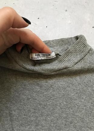 Сіра кофта zara жіноча 3