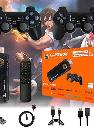Игровая приставка, портативная игровая консоль x8 android 4k, 10000 games, 2 геймпада, tv приставка