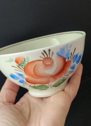 Вінтажна піала тарілка пісочне ручний розпис