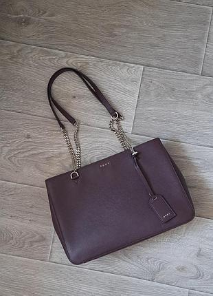 Шкіряна сумка dkny