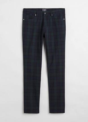 Брюки в клетку h&m брюки buy fit slim