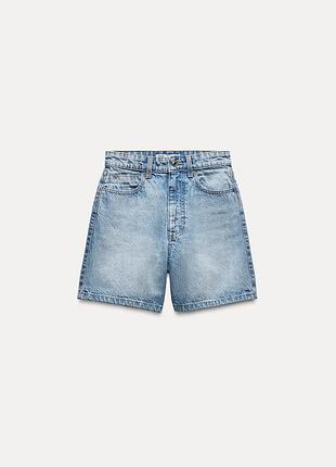 Шорти zara mom fit