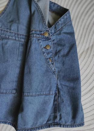 ❣️ джинсовый комбинезон шорты 6