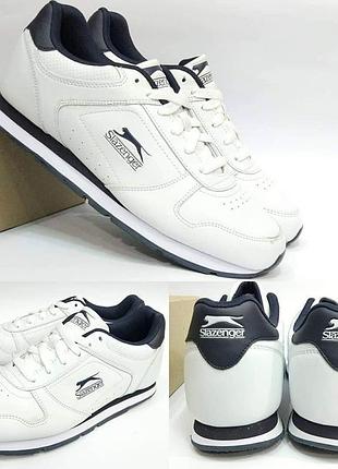 Кросівки кроссовки кеди натуральна шкіра, кожа унісекс slazenger англія