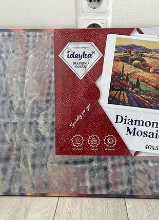 Алмазна мозаїка від ideyka 40*50 см нова