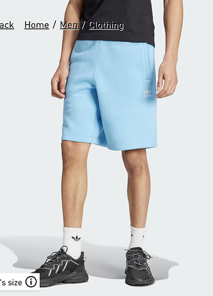 Шорти чоловічі trefoil essentials shorts m, l, xl original