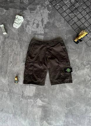 Мужские карго-шорты stone island👀