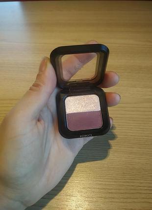 Kiko тіні bright duo eyeshadow ombretto 08