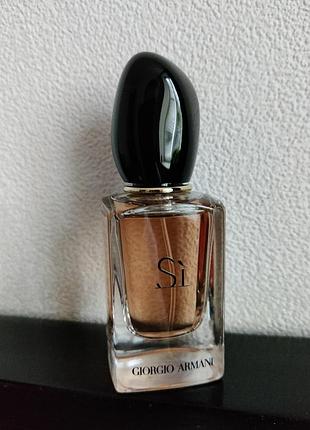 Духи giorgio armani si духи парфюмированная вода новые без затеста 30 ml