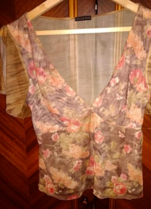 Блузон в бежевом тоне