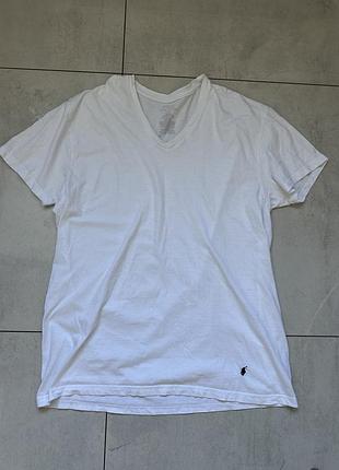 Футболка біла polo ralph lauren ідеал old money