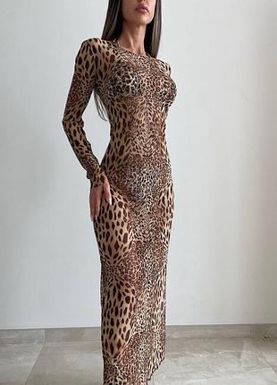 Платье сетка