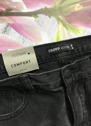 Крутые джинсы мом в актуальном цвете cropp denim размер s-m2 фото