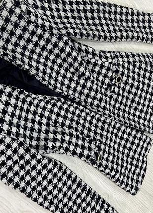 Піджак жакет zara в гусячу лапку