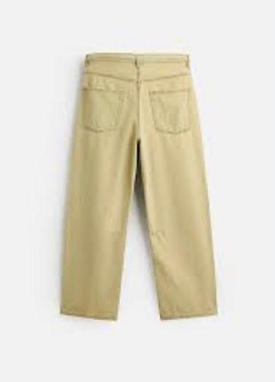 Стильные джинсы багги zara на 13-14 лет