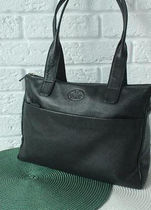 Сумка на плече rowallan. натуральна шкіра.